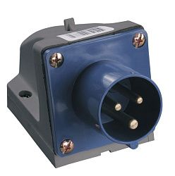 Вилка стационарная ССИ-513 2P+PE 16А 200-250В IP44 IEK 