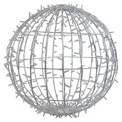 Светодиодная фигура Шар диаметр 50см 200 LED ТЕПЛЫЙ БЕЛЫЙ эффект мерцания 230В NEON-NIGHT 501-615