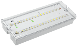 Светильник аварийный ДПА 5042-1 1ч универсальный IP65 IEK LDPA0-5042-1-65-K01