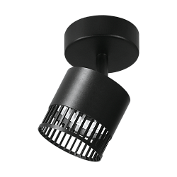 Накладной светильник WOLTA WSL-GX53/19B-1 PORTA под лампу GX53 Черный D85x150 WSL-GX53/19B-1