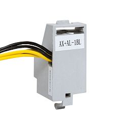 AV POWER-1 Доп. и аварийный контакт AX+AL для TR слева mccb-1L-AX+AL-TR-av