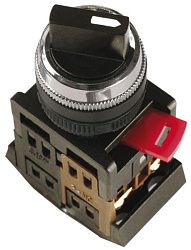 Переключатель АС-22 на 2 фиксированных положения "I-O" 1з+1р IEK BSW10-AC-2-K02