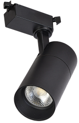 LIGHTING Светильник светодиодный трековый ДТО 1302 20Вт 4000К однофазный 24град черный IEK LT-DSO0-1302-20-40-K02