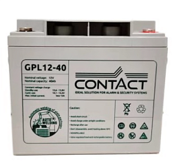 Аккумулятор CONTACT GPL 12-40 (12V/40Ah) CONTACT 12-40