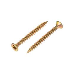 Саморез универсальный 4х35, желтый цинк, пакет (800 шт/уп) KRANZ 1111-0435-2