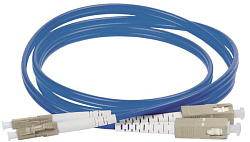 ITK Оптический коммутационный соединительный шнур (патч-корд), MM, 50/125 (OM4), LC/UPC-SC/UPC, (Duplex), 1м FPC5004-LCU-SCU-C2L-1M