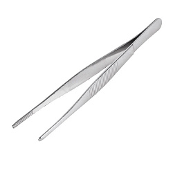 Пинцет прямой, рифленый 160мм (блистер) REXANT 12-0366