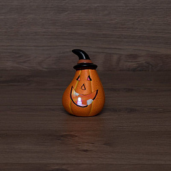 Керамическая фигурка Тыква в шляпе 7,1х6,7х10,8 см 505-018