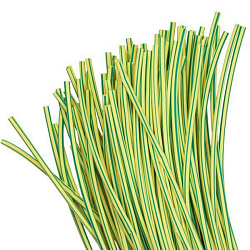 ТУТ нг 8/4 желто-зеленая в отрезках по 1м EKF tut-8-yg-1m