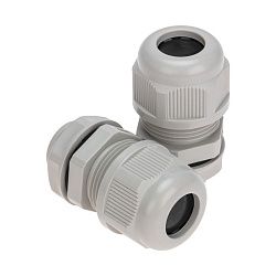 Кабельный ввод MG-20 (14-9мм) серый, уп. 2 шт REXANT 07-8120-2