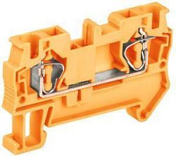 Клемма пружинная КПИ 2в-4 41А оранжевая IEK 