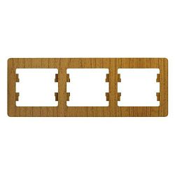 Рамка 3-м Glossa горизонт. дерево дуб SE GSL000503 288536