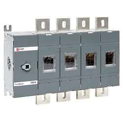 Рубильник 1000A 4P без рукоятки управления TwinBlock EKF 