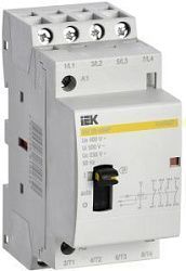 Контактор модульный с ручным управлением КМ20-40МР AC KARAT IEK MKK12-20-40