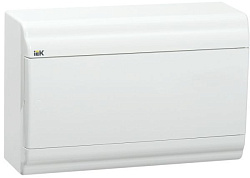 PRIME Корпус пластиковый ЩРН-П-12 модулей навесной белый/белая дверь IP41 IEK MKP82-N-12-WD-41-10