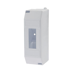 Бокс пластиковый КМПн 1/2 IP20 белый с инд. упак. REXANT 11-0112