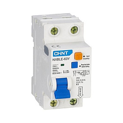 Диф. автомат NXBLE-63Y 1P+N 20А 30мА электронный тип AС, х-ка C, 4,5кА (R) 105543