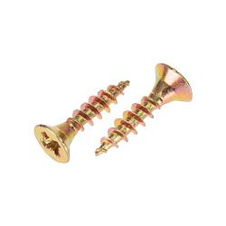 Саморез универсальный KRANZ 3х16, желтый цинк, короб (500 шт./уп.) KR-01-3311-010