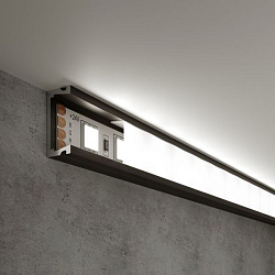 Профиль накладной алюминиевый черный/белый для светодиодной ленты LL-2-ALP006 Elektrostandard a053619