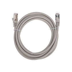 Патч-корд F/UTP, CAT 5e, RJ45-RJ45, 26AWG, LSZH, серый, 3м REXANT 02-0110-3