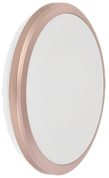 Светильник светодиодный ДПБ 3205 24Вт IP54 4000K круг розовое золото IEK LDPB0-3205-24-4000-K01