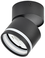 LIGHTING Светильник 4034 настенно-потолочный под лампу GX53 черный IEK LT-USB0-4034-GX53-1-K02