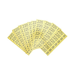 Наклейка знак электробезопасности «220 В» 35х100мм 70 шт. REXANT 56-0007-2