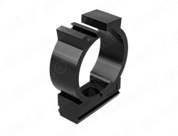 Крепеж с замком D25мм (50/500шт), Цвет - чёрный, GREENEL GE50182-05