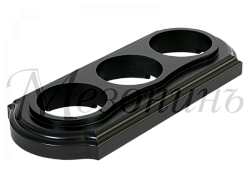 Рамка  трехместная "Элегант" , цвет - венге, ТМ "МезонинЪ" GE70703-36 GE70703-36