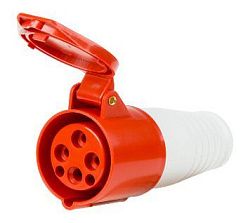 Розетка переносная 214 3Р+РЕ, 16А, 380В IP44 0908-0016