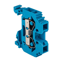 Колодка клеммная пружинная JXB-S-6 41А синяя EKF 