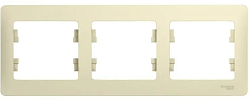 Рамка 3-м Glossa горизонт. беж. SE GSL000203 275177