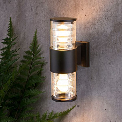 Светильник уличный настенный 1407 TECHNO черный Elektrostandard a032609