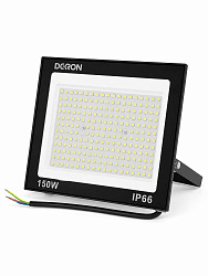 Прожектор светодиодный 150Вт, 12000лм, 4000K, черный, IP66 DEKRON DEK1206-0016