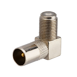 Переходник угловой гнездо F – штекер TV PROconnect 05-4311-4