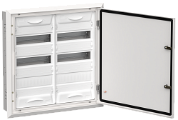 TITAN 5 Корпус металлический ЩРв-72 (2х36) 630х625х130мм IP31 белый (одна дверь) IEK TI5-50-V-2X036-31