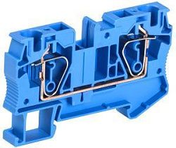 Клемма пружинная КПИ 2в-6 57А синяя IEK YZN11-006-K07