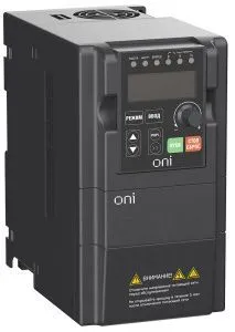 Преобразователь частоты A150 220В 1Ф 0,4кВт 3А ONI