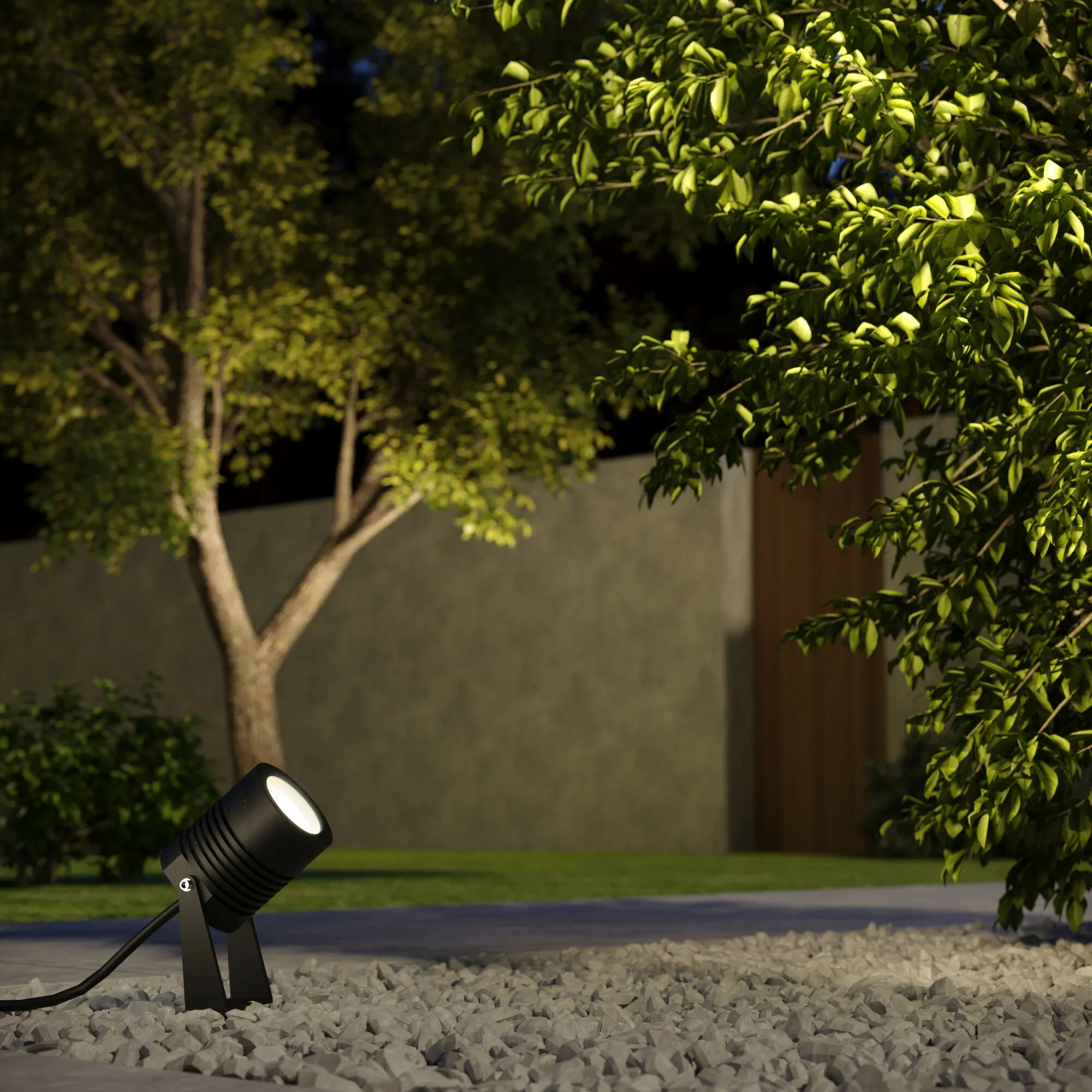Светильник садово-парковый со светодиодами Landscape LED 043 FL LED черный Elektrostandard - Фото 5