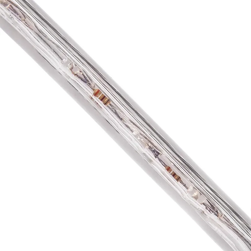 Дюралайт LED двухжильный 230В 13мм 24LED/м ТЕПЛЫЙ БЕЛЫЙ эффект мерцания модуль 2м Эконом - Фото 5