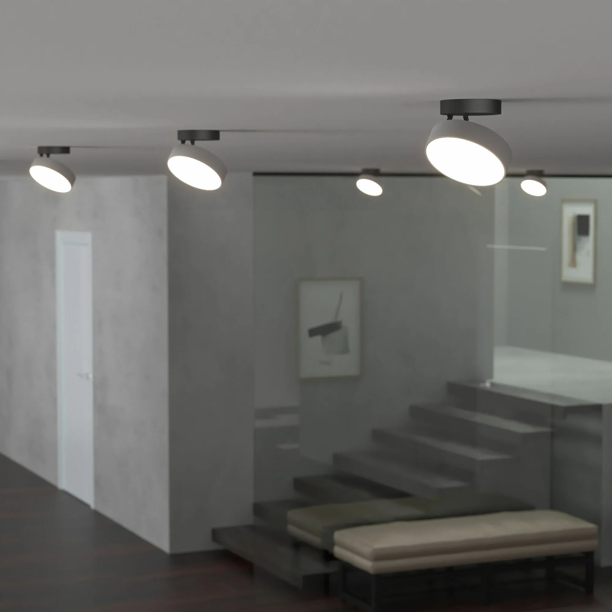 Накладной светодиодный светильник Pila серебро 12W 4200К 25135/LED Elektrostandard - Фото 3