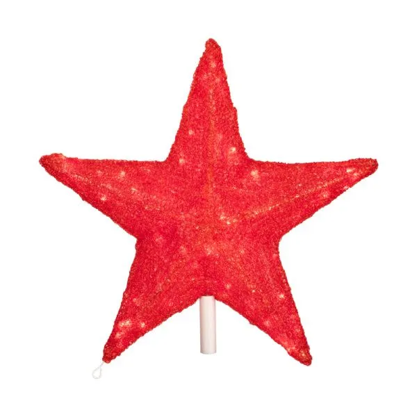 Акриловая светодиодная фигура Звезда 80 см, 210 светодиодов, красная NEON-NIGHT - Фото 4