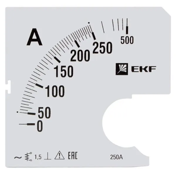 Шкала сменная для A961 250/5А-1,5 EKF