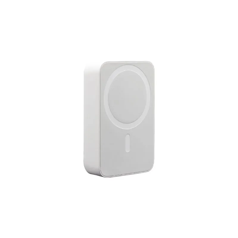Портативное беспроводное зарядное устройство Power Bank (аккумуляторная батарея) 10000 mAh, MagSafe, белое REXANT