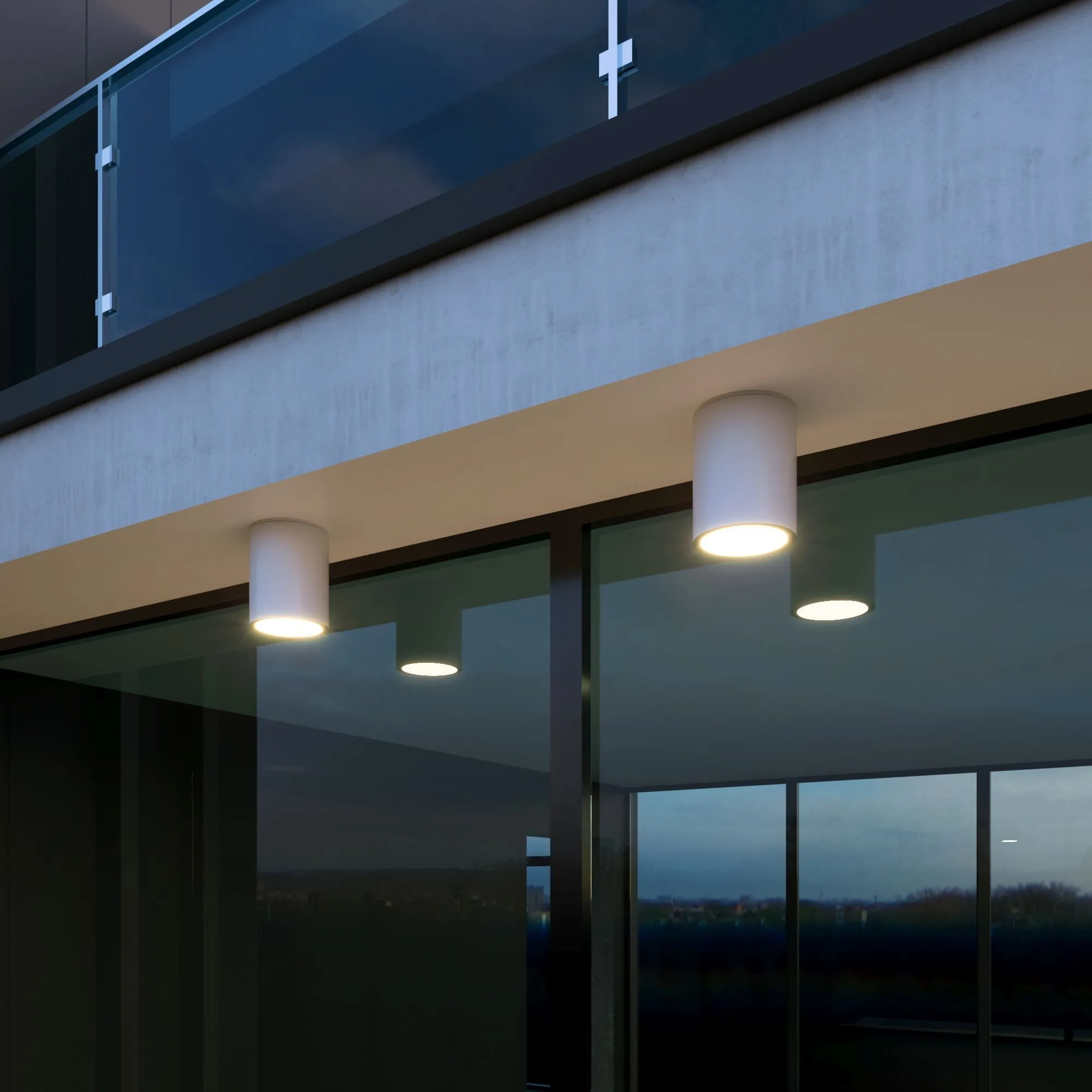 Светильник уличный потолочный Light LED 2103 IP65 35131/H белый Elektrostandard