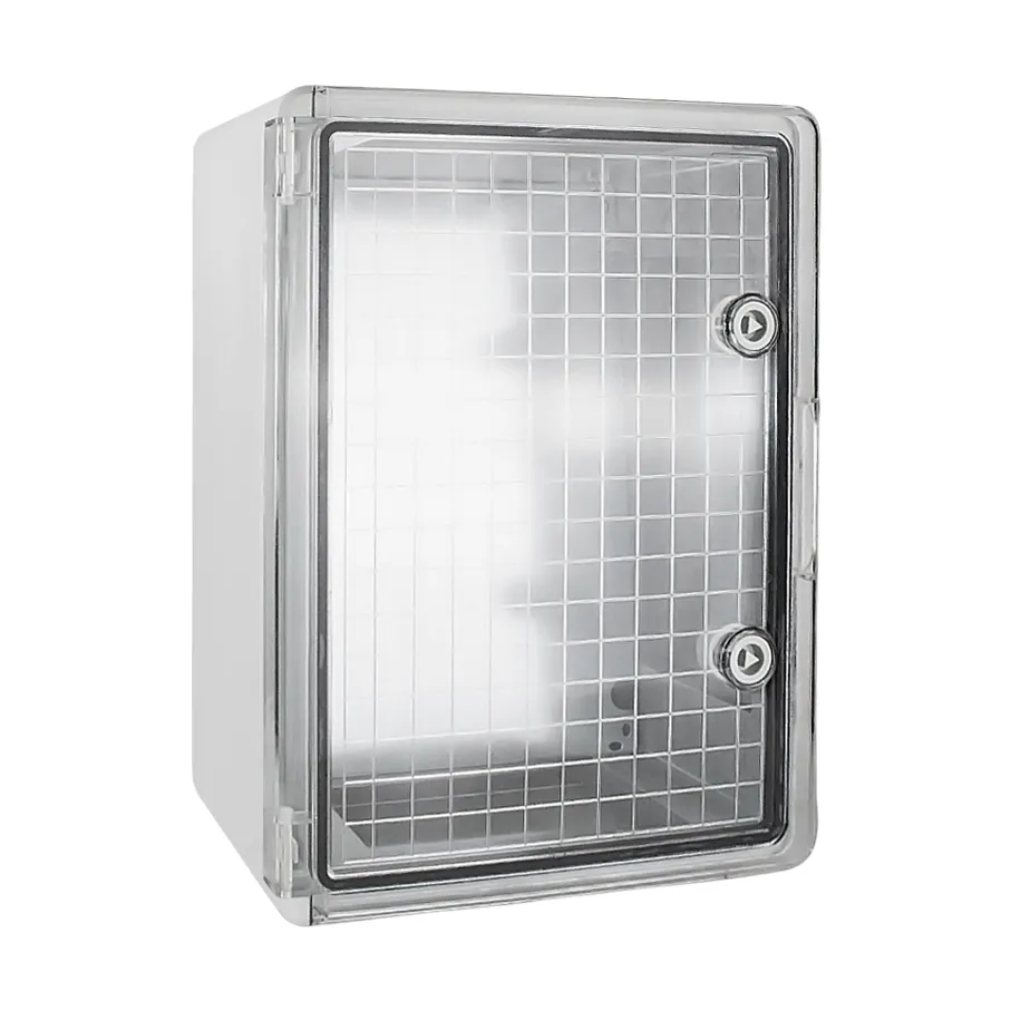 Корпус пластиковый ЩМПп 500х350х190мм прозрачная дверь IP65 DEKRON