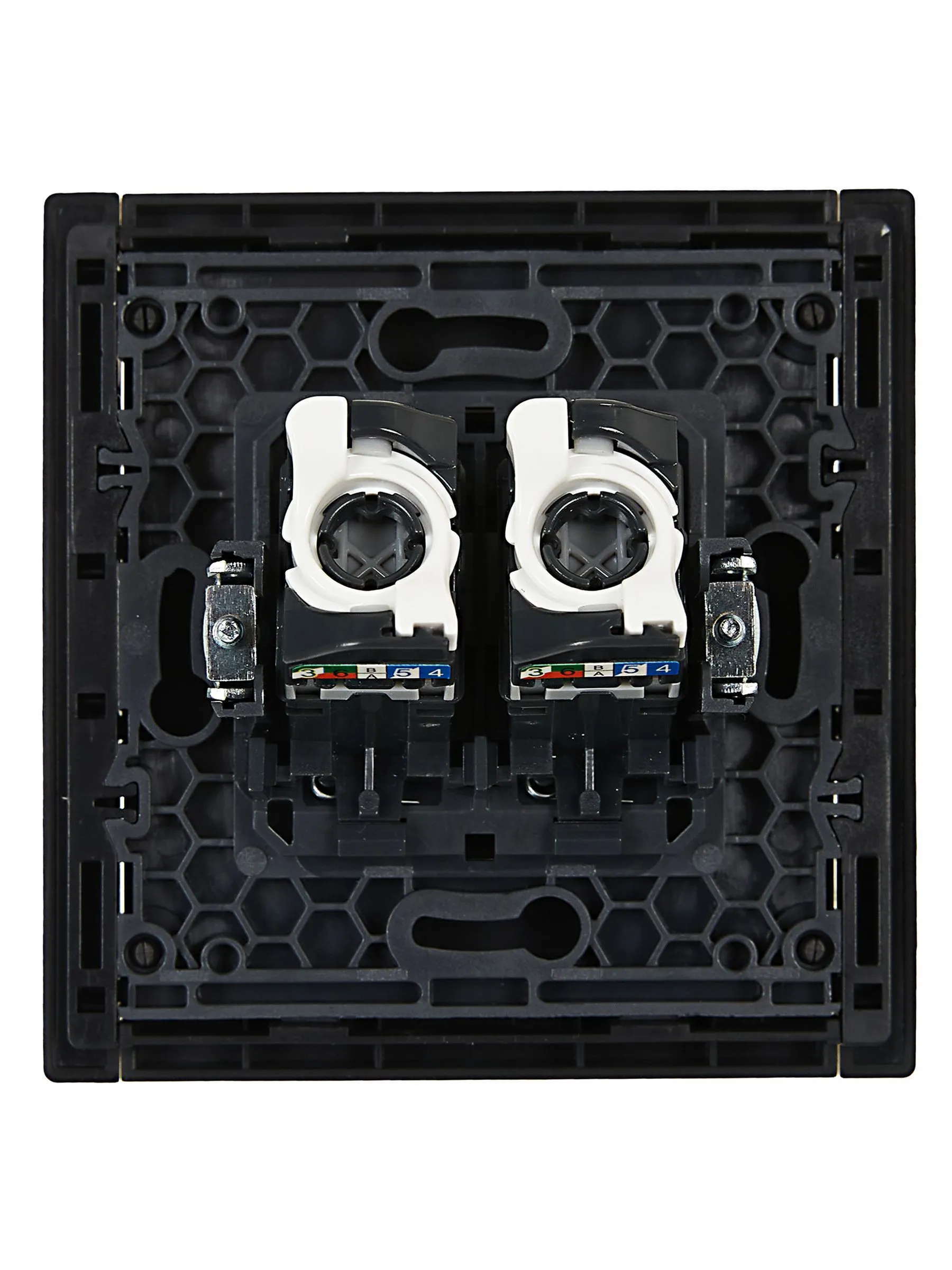FORTE&PIANO Розетка компьютерная двойная RJ45 кат.5E FP133 черный IEK - Фото 4