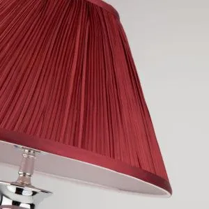 Классическая настольная лампа 008/1T бордовый Eurosvet - Фото 2