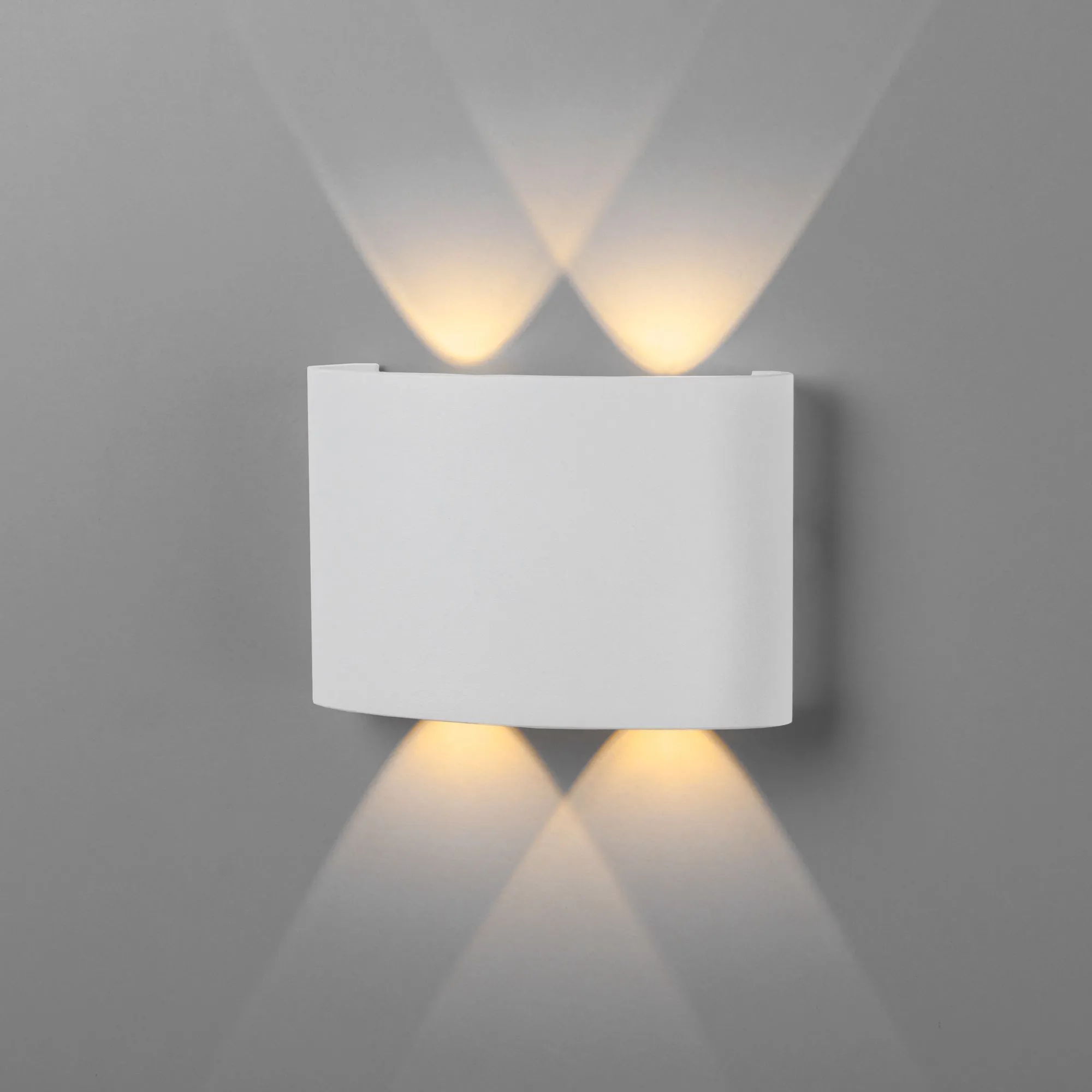 Светильник светодиодный уличный настенный Twinky double белый 1555 TECHNO LED Elektrostandard - Фото 2