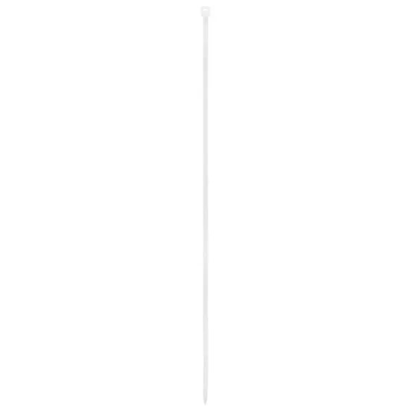 Стяжка кабельная нейлоновая 200x2,5мм, белая (100 шт/уп) REXANT - Фото 5